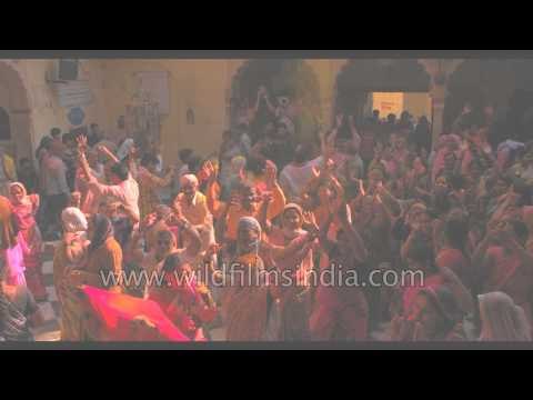 Vrindavan celebrates Holi - India