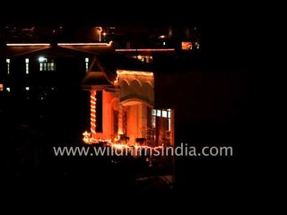 Buildings Lit up On Eve Of Diwali - Delhi | India