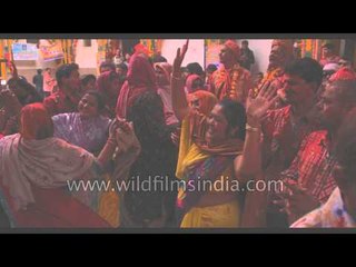 People Celebrating The Festival Of Color In Vrindavan - Mathura | India