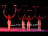 Acrobatics Troupe From China Performing At Siri Fort - Delhi | India
