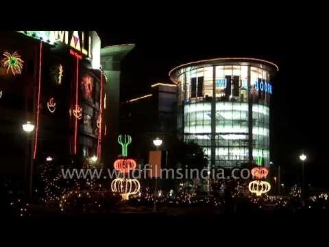 Sahara Mall Illuminated On The Occasion Of Diwali Festival - Gurgaon | India