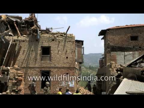 Rescue operation at Sankhu village - Nepal