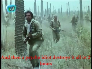 Iran & Iraq War, Iranian troops attacked by helicopters (Operation Beit ol-Moqaddas)