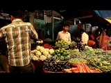 Vegetable and fruit market at Gandhi Road, Ahmedabad
