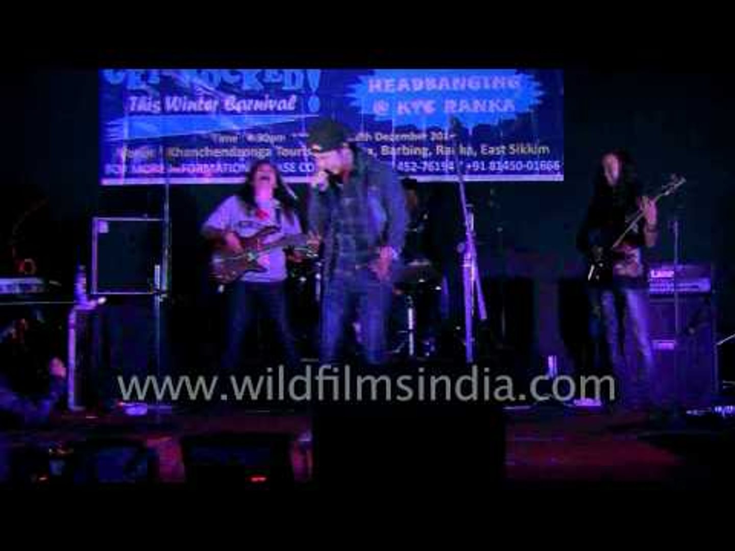 ⁣Indian hard rock band 'Nightmares'