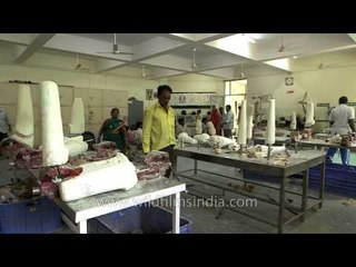 Making artificial limbs for amputees