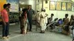 Patients lined up for artificial limbs fitting, Jaipur
