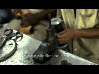 Making of Jaipur foot or artificial limb in Rajasthan