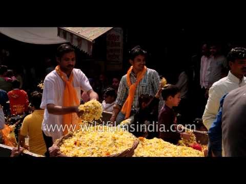 Procession taken out on the occasion of Holi festival in Gokul - Uttar Pradesh