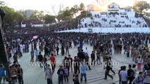 Crowd at Chapchar Kut festival, Mizoram - Time lapse