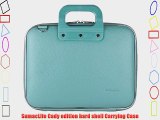 Cady Messenger Cube SKY BLUE Ultra Durable Tactical Leather -ette Bag Case fits Apple MacBook
