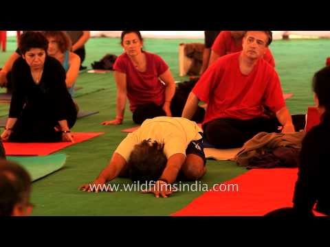 Bharath Shetty, an Indian Yogacharya teaches Yoga in Rishikesh