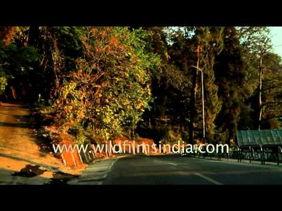 Drive through the city of Gangtok - Sikkim, India
