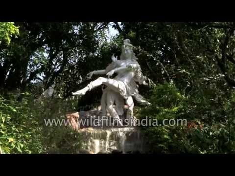 Inside view of the Parmarth Ashram - Rishikesh, Uttarakhand