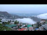 Time lapse of cloud and mist early morning in Aizawl, Mizoram