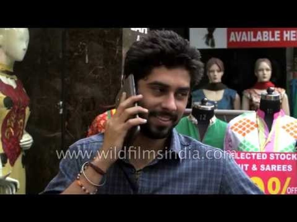 Microsoft software in use: Android phones being used in India