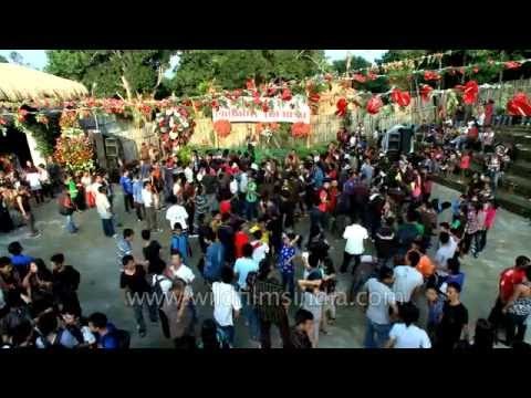 Mizo folk singer Vanlalhlana at Anthurium Festival