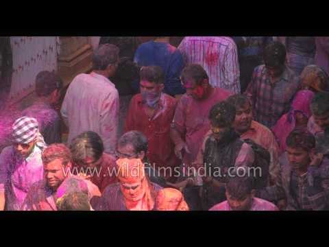 Indians celebrate Holi, the festival of colours