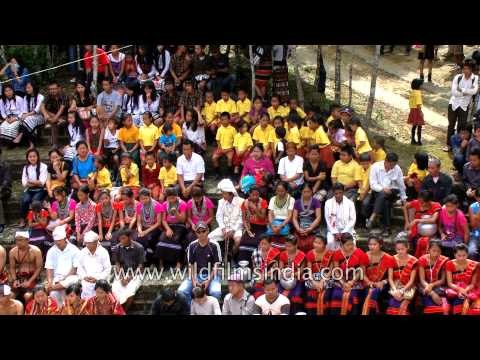 Tribes of North-east India at Anthurium festival - Mizo, Pawi, Reang