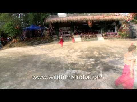 Colourful dresses by Mizo designers - Anthurium festival