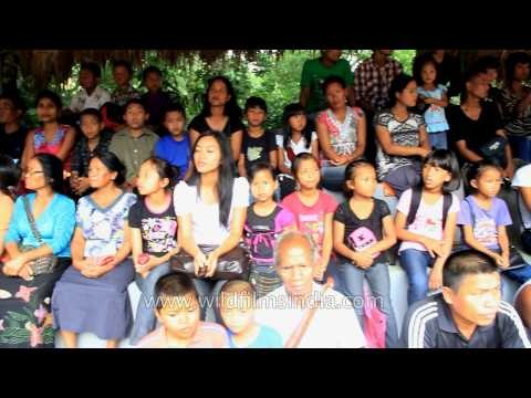 Crowd gather at Anthurium Festival - Mizoram