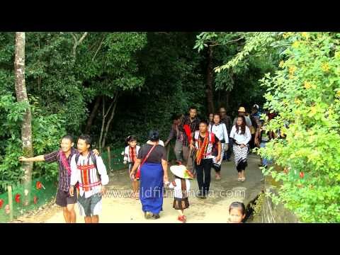 Mizos roll in for festival in Reiek, Mizoram