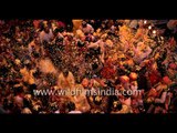 Hindus celebrate Holi in Vrindavan, India