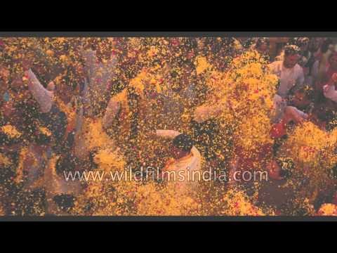 Vrindavan celebrates 'Phoolon ki Holi' - India
