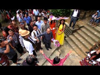 Arrival of Chief Guest - Assembly Speaker Hiphei at Anthurium Festival, Mizoram