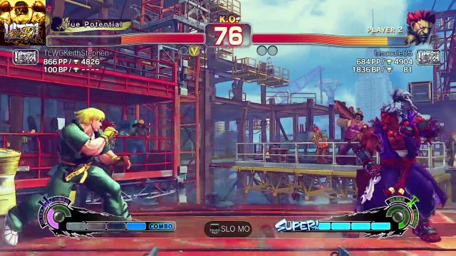 ULTRA STREET FIGHTER IV PS4 Ranked match Ken VS Akuma