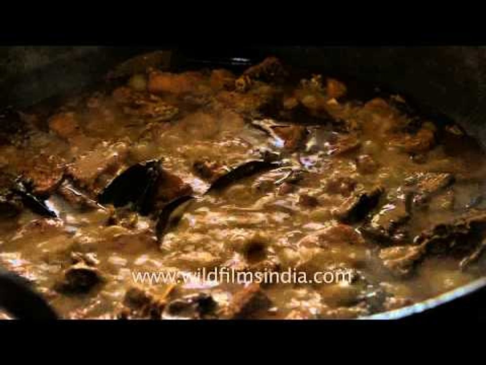 Fish curry cooked at a Bengali wedding