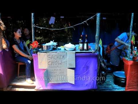 Handicrafts, jewellery items, food stalls at Anthurium Festival, Mizoram