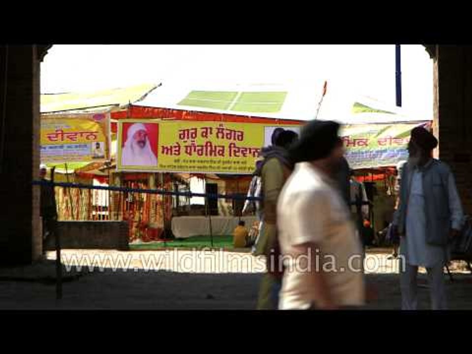 Sikh devotees assemble at Anandpur Sahib - Punjab