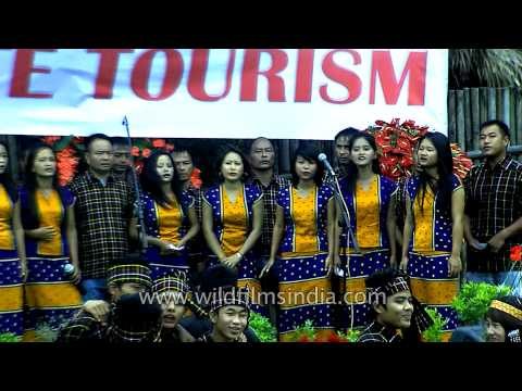 Mizo choir group presents special number at Anthurium festival, Mizoram