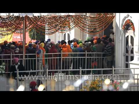 Sikh pilgrims gather for Hola Mohalla celebration in Punjab