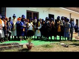 Nihangs gather for 'Guru Granth Sahib Pathan' in Punjab