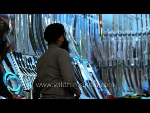 Panj Kakar put up for sale during Hola Mohalla festival at Anandpur Sahib