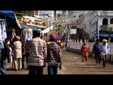 Devotees gather to celebrate Hola Mohalla at Takht Shri Keshgarh Gurudwara, Punjab