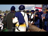 Nihang warriors at International Gatka Festival, Punjab