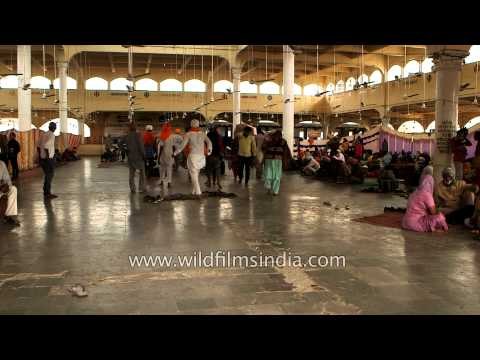Pilgrims gather for langar at Kesgarh Sahib Gurudwara, Punjab