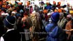 Thousands of Sikh pilgrims rush towards Takht Sri Keshgarh Sahib, Punjab