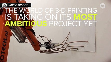 A Robotic 3-D Printer Will Build A Bridge Out Of Thin Air