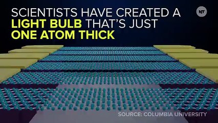 Scientists Develop A New Light Bulb Thinner Than A Human Hair