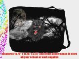 Rikki KnightTM Werewolf in Forest at Moonlight Messenger Bag - Shoulder Bag - School Bag for