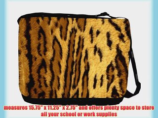 Rikki KnightTM Leopard Spots Messenger Bag - Shoulder Bag - School Bag for School or Work