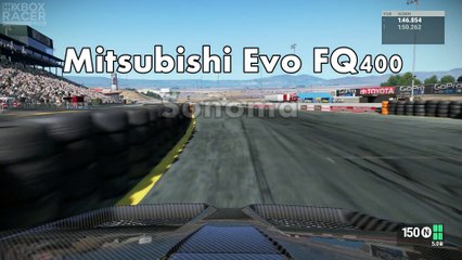 Project CARS - Un tour de Sonoma en Mitsubishi Evo FQ400
