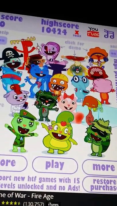 Happy tree friends dumb ways to die levels