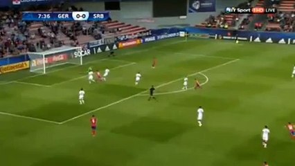 Filip Djuricic Goal Germany 0-1 Serbia Euro U-21 Championship 17.06.2015