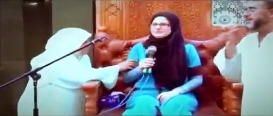 French Girl Crying During Conversion to Islam - Cry of Joy