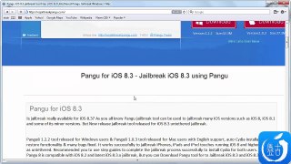 Pangu iOS 8.3 Untethered Jailbreak Release